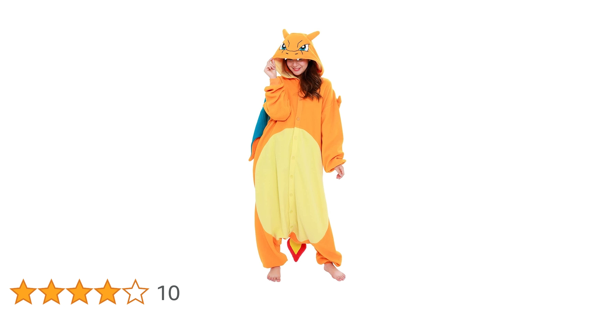 Amazon | [SAZAC] キャラクターフリース着ぐるみ リザードン XLサイズ